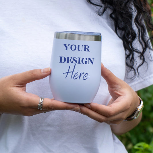 12 oz. Custom Tumbler - Hint of Love Creations LLC
