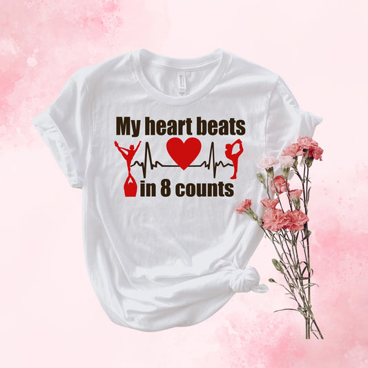 My heart Beats in 8 Count - Hint of Love Creations LLC