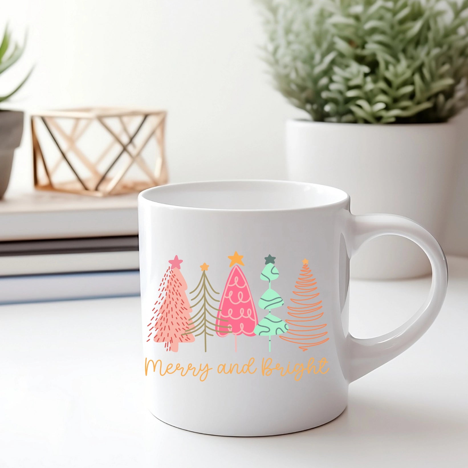 Pink Christmas Mug - Hint of Love Creations LLC