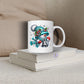 Teal Snowman Mug